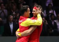 Roberto Bautista Agut and Rafael Nadal